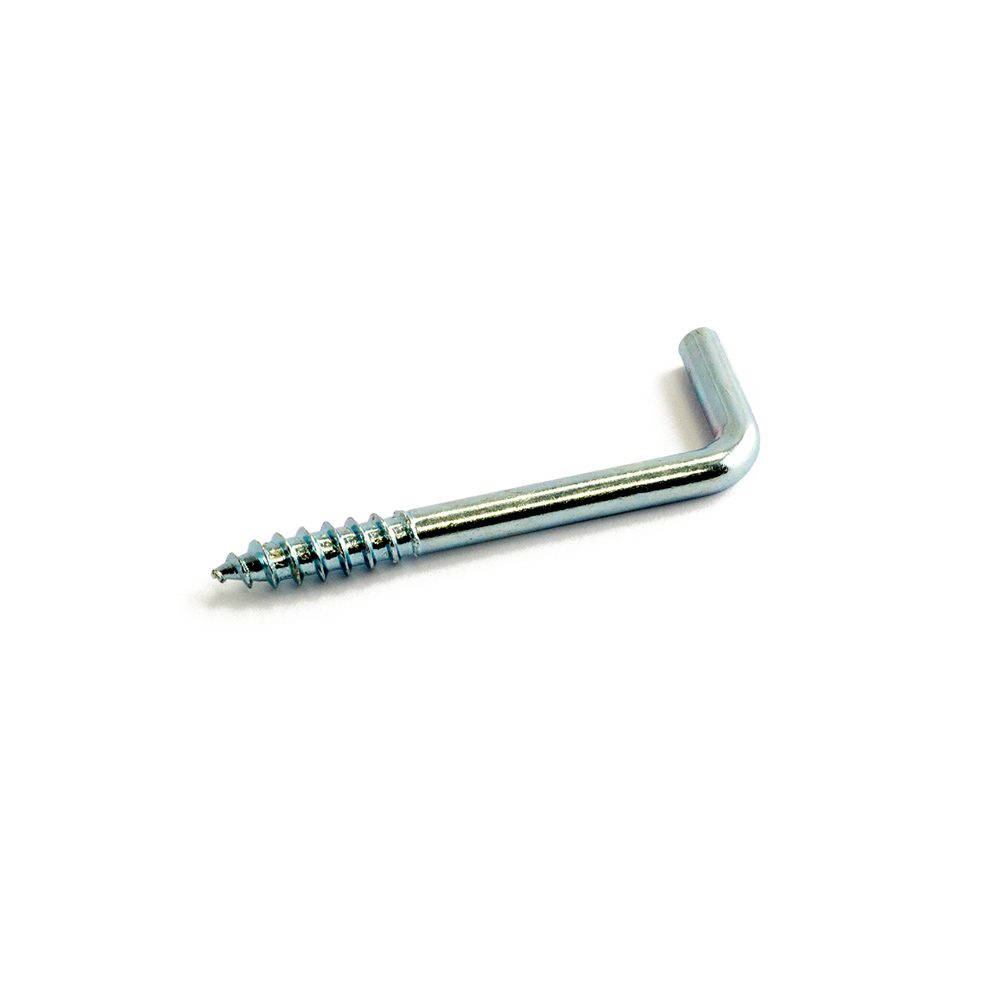 Angled hook 25-100mm Zinc 5-Pack