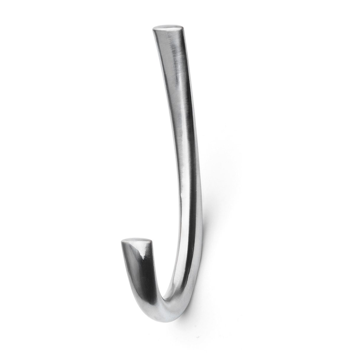Hook with hat peg Satin Chrome