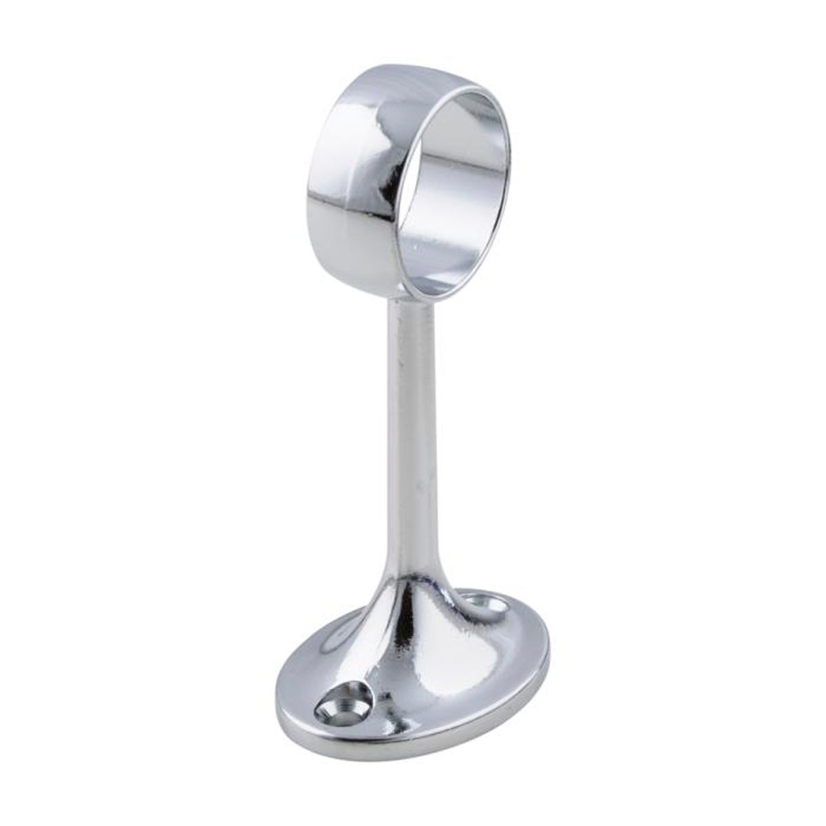 Rørholder Midtermontering Krom 19 mm