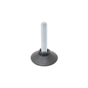 Furniture Foot 65mm M10 Zinc/Black Plastic