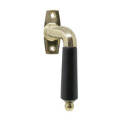 Window Handle Brass/Black