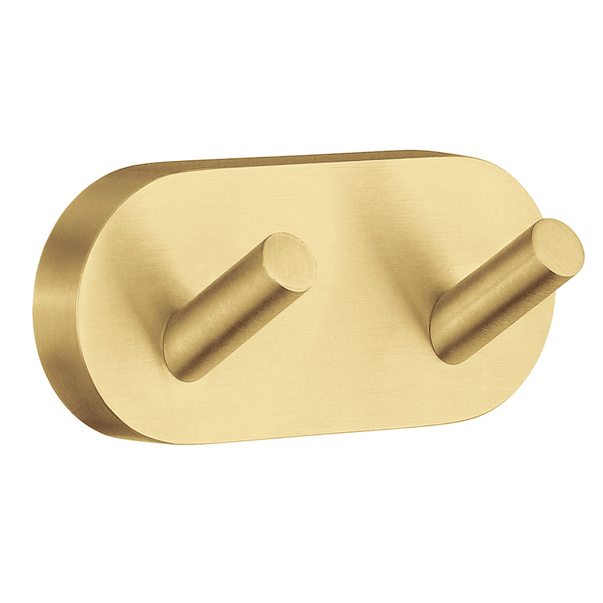 Double Hook Home Satin brass