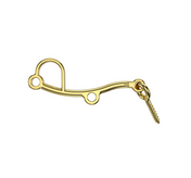 Cabin Hook Traditional Brass-plated