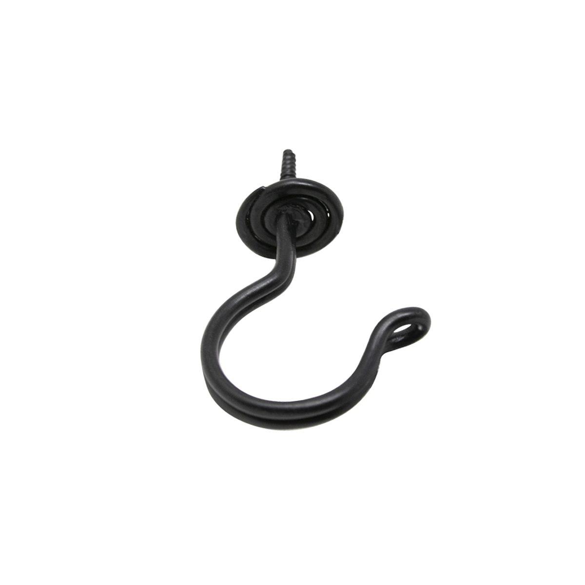 Skruvkrok Thread 30mm Svart