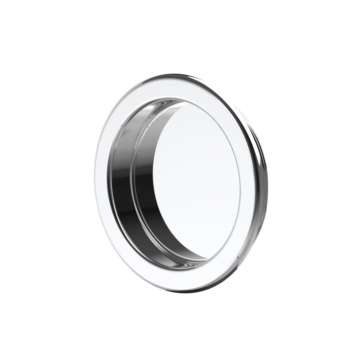 Recessed Cup Handle Chrome 2-Pack