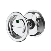 Recessed WC Thumbturn Chrome