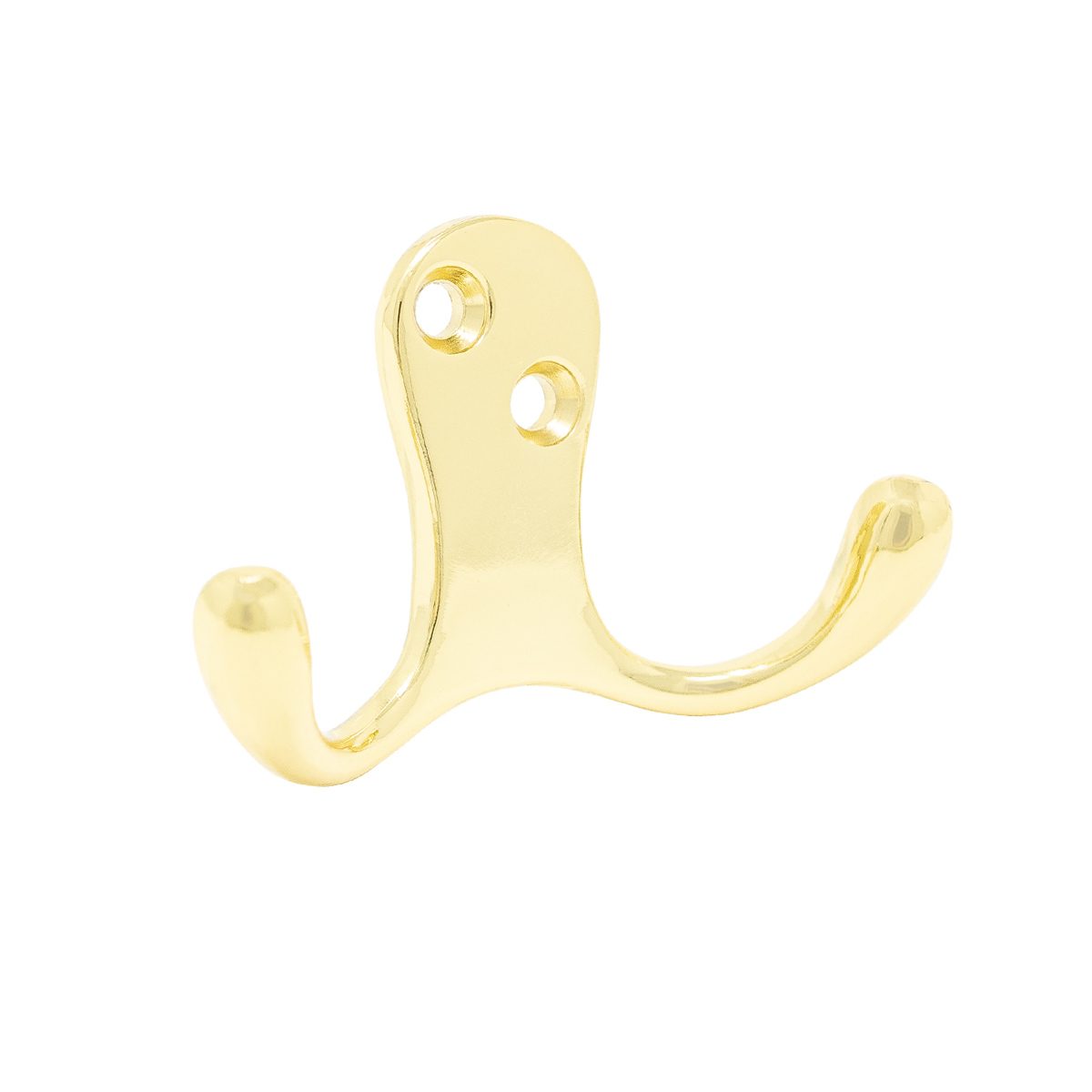 Double Hook Helge Brass-plated