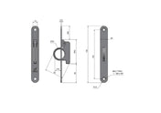 Edge Pull Brass-plated