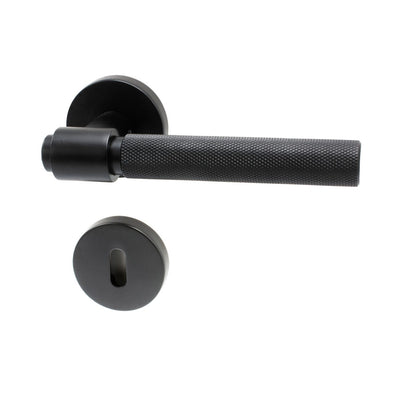 Door Handle Helix Matt Black Complete