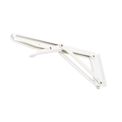 Folding Bracket 270-315mm White 100kg (2-Pack)