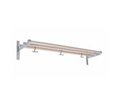 Nostalgi Hat Shelf Oak/alu 1 meter
