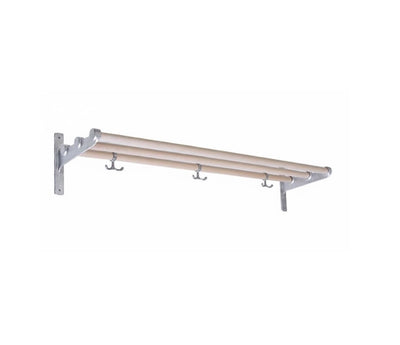 Nostalgi Hat Shelf Oak/alu 1 meter