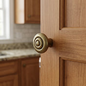 Knopp 32mm Antikbehandlad
