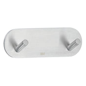 Self-Adhesive Narrow Double Hook Stainless steel