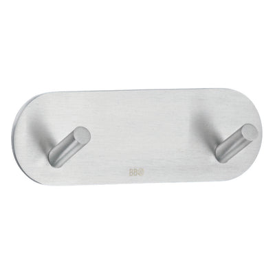 Self-Adhesive Narrow Double Hook Stainless steel