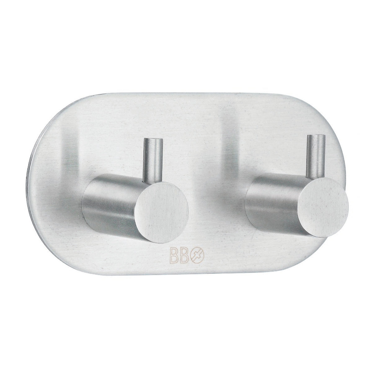 Self-Adhesive Double Hook with Hook Stainless steel