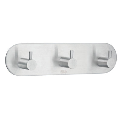 Triple Hook Self-Adhesive Stainless steel