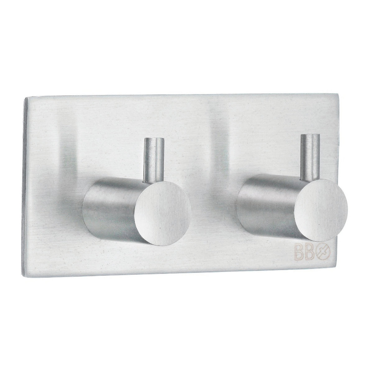 Self-Adhesive Double Hook with Hook Stainless steel