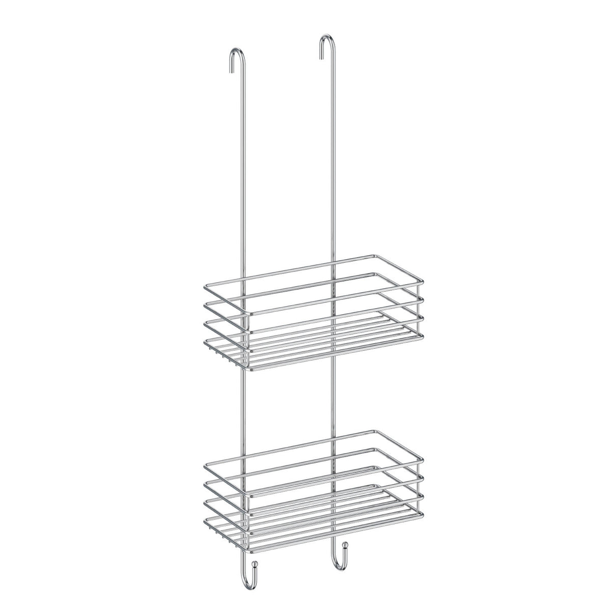 Hanging Double Shower Basket Chrome