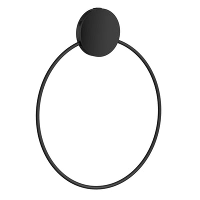 Self-Adhesive Towel rail Thread Black Ring