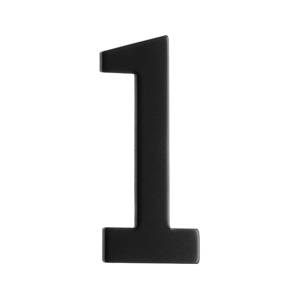 Self-Adhesive Mailbox Numbers Black 50mm