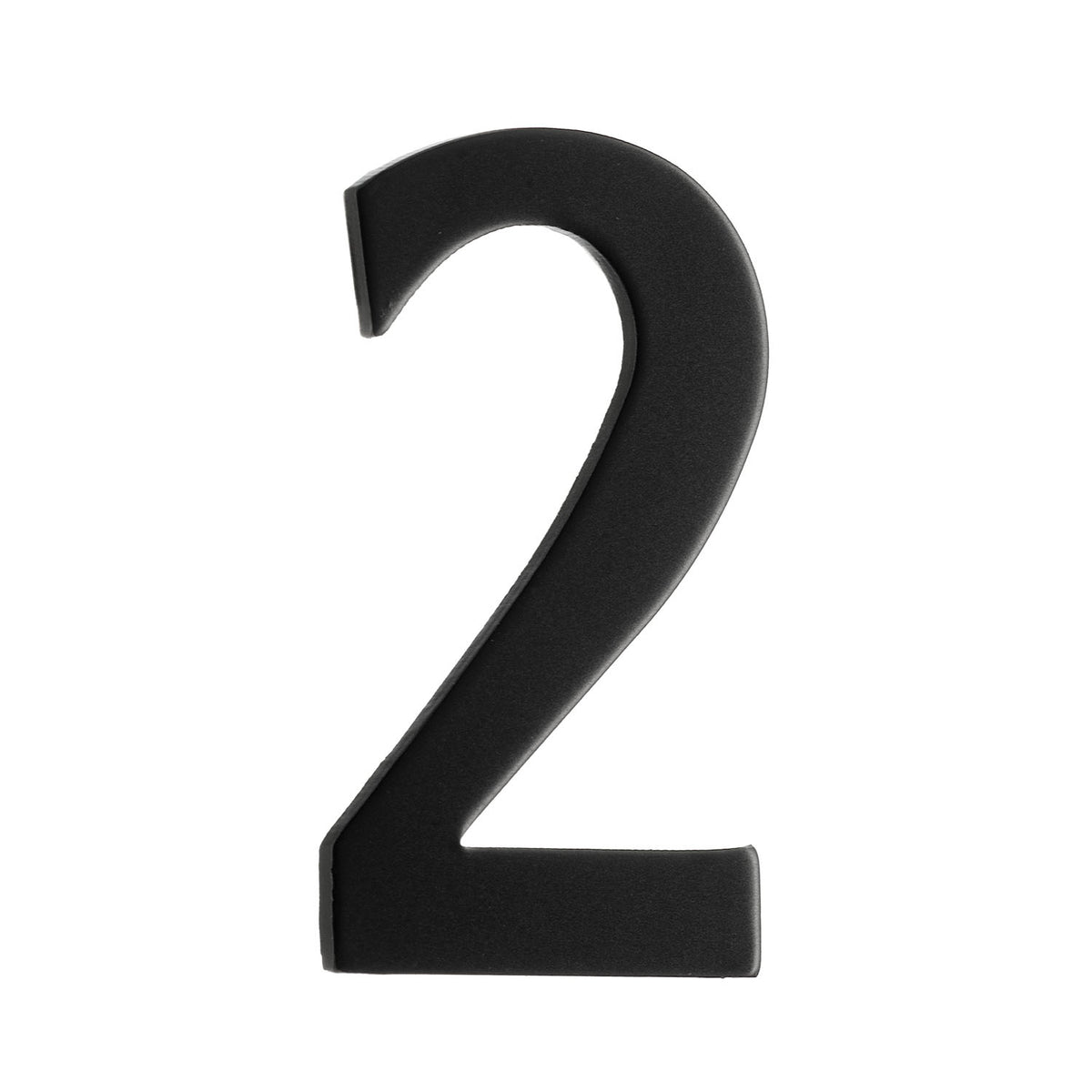 Self-Adhesive Mailbox Numbers Black 50mm