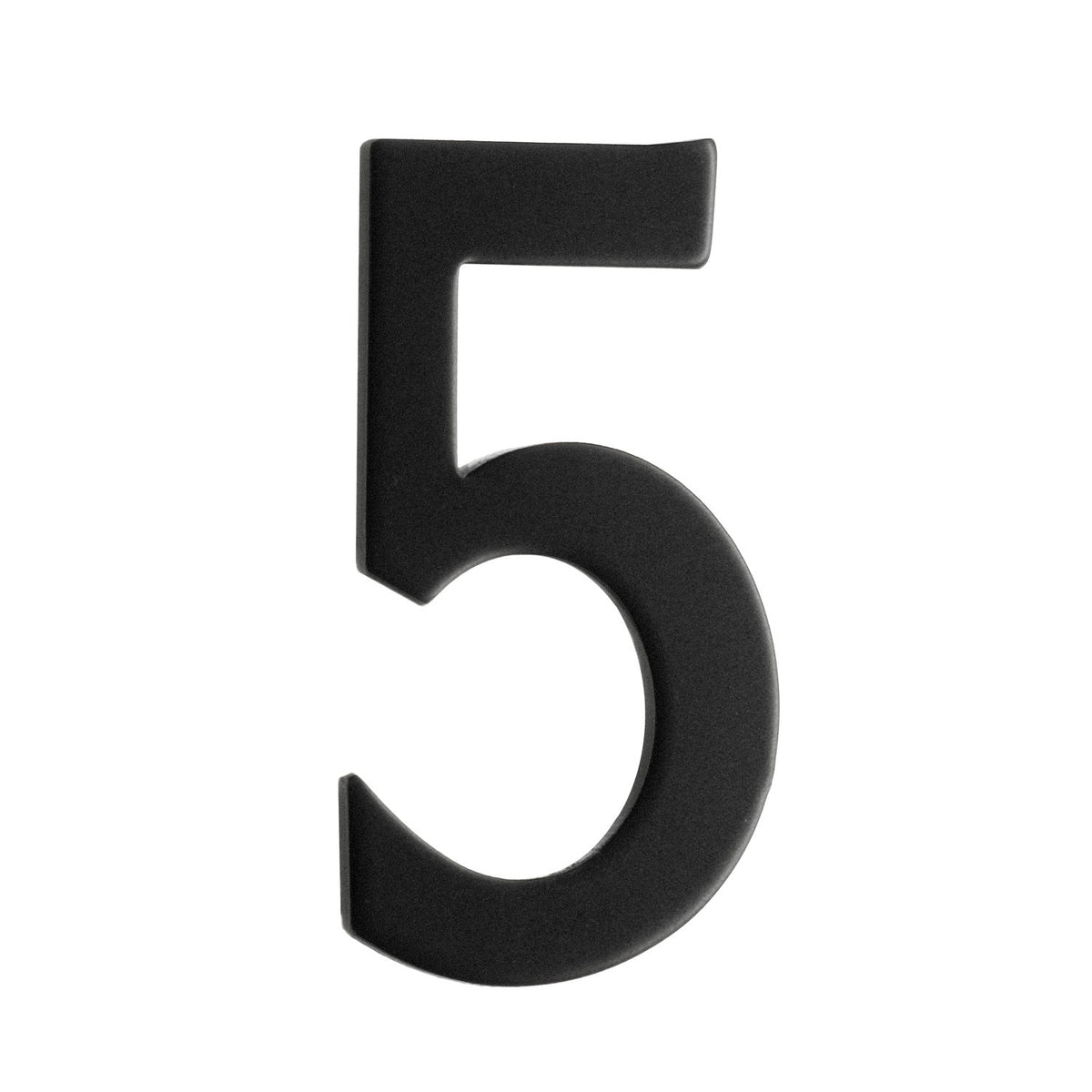Self-Adhesive Mailbox Numbers Black 50mm