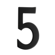 Self-Adhesive Mailbox Numbers Black 50mm