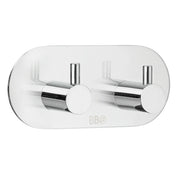 Self-Adhesive Double Hook with Hook Chrome