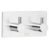 Self-Adhesive Double Hook with Hook Chrome