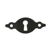 Nyckelskylt liggandes 68 mm Svart