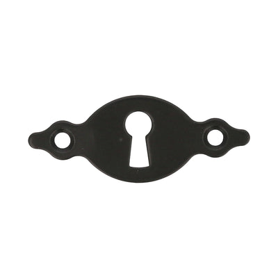 Nøgleskilt liggende 68 mm Sort
