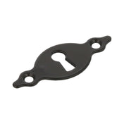 Nyckelskylt liggandes 68 mm Svart