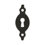 Key Escutcheon Vertical 68 mm Black