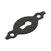 Key Escutcheon Vertical 68 mm Black