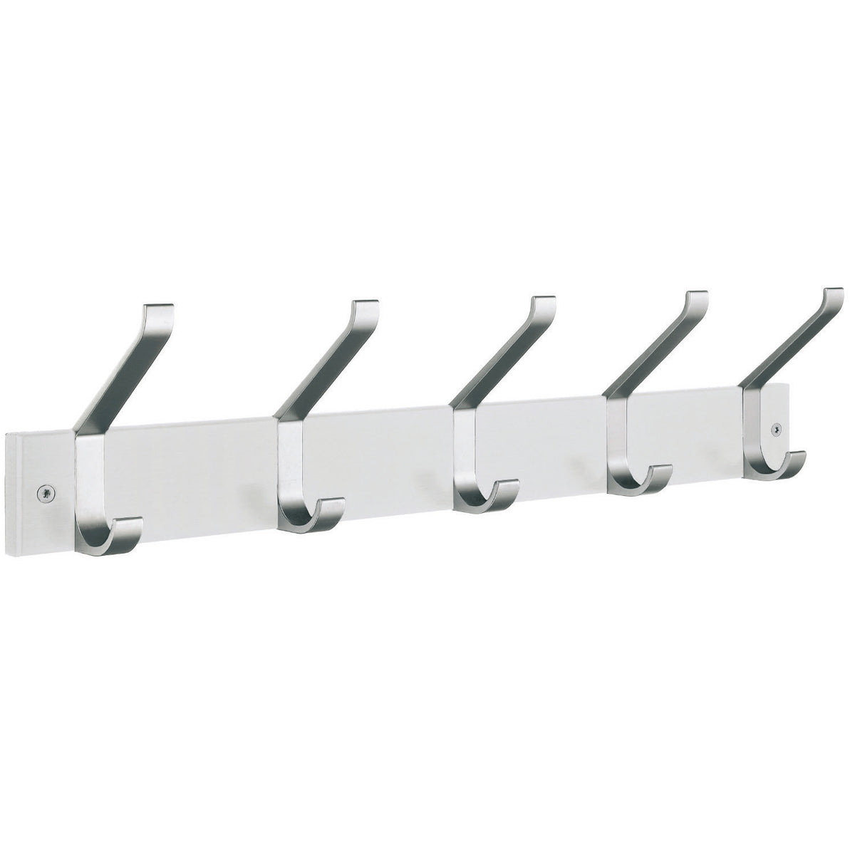 Tøjkrog 5-Krog Hvid/Aluminium
