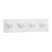 Self-Adhesive 4-hook Angular White
