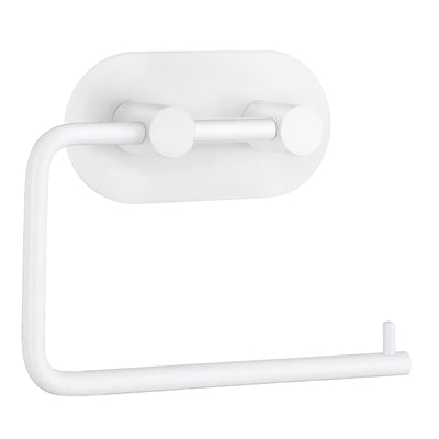 Self-Adhesive Toilet roll holder Round White