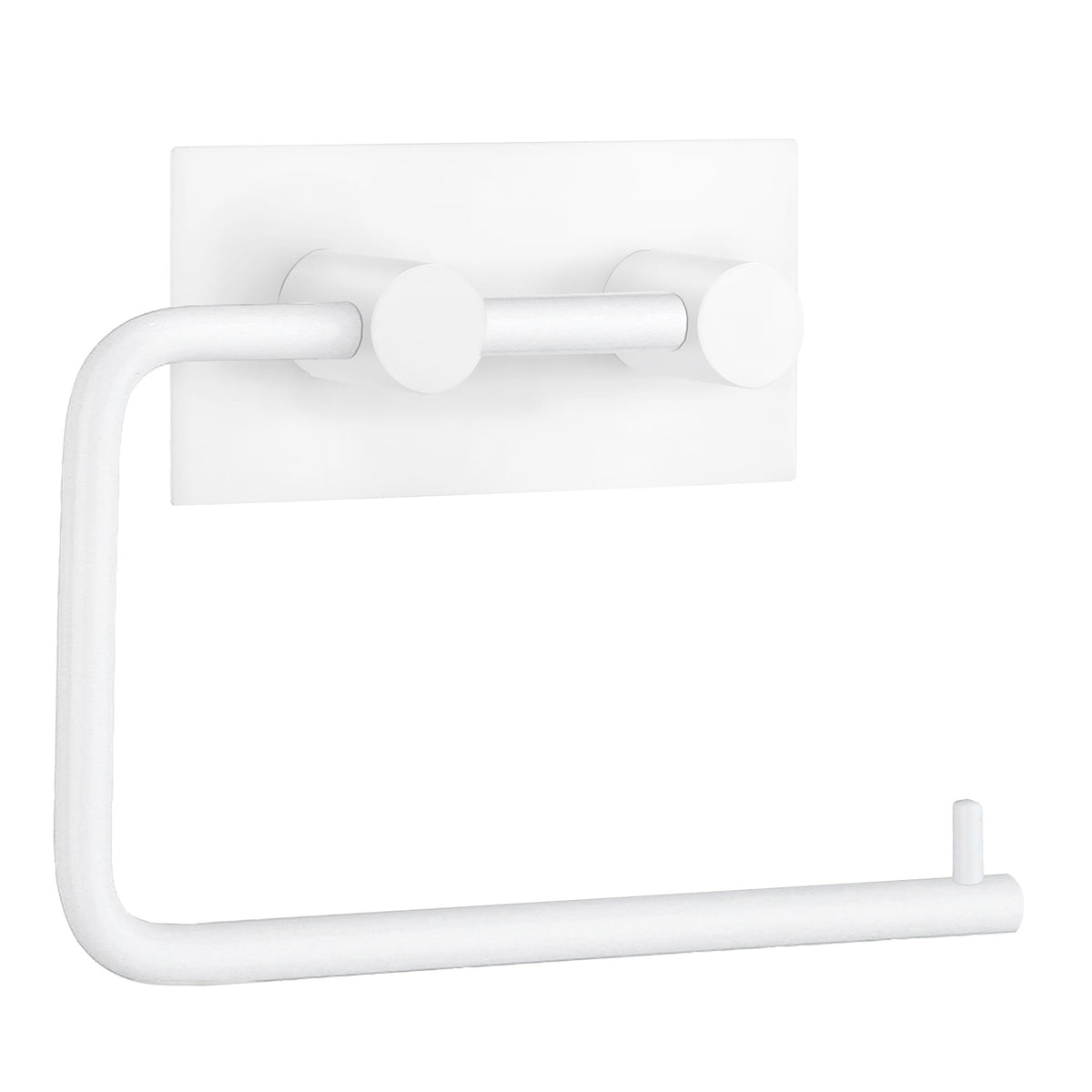 Self-Adhesive Toilet roll holder Angular White