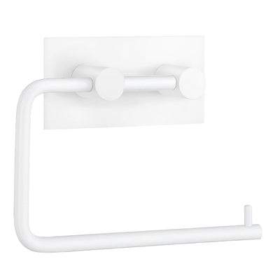 Self-Adhesive Toilet roll holder Angular White