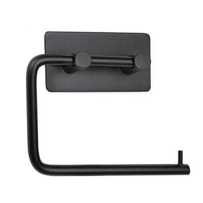 Self-Adhesive Toilet roll holder Base 200 - Matt Black
