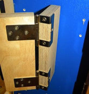 Cabinet Hinge 50 mm Brass-plated