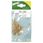 Liten Nubb/Spik 1x10mm Förmässingat Stål - 200 pack