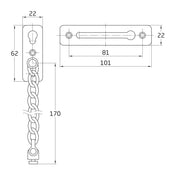 Door Chain Stainless steel