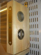 Recessed WC Thumbturn Satin Nickel-Plated