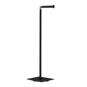OUTLINE LITE Freestanding Toilet roll holder with Replacement Black