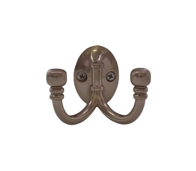 Double Hook Stainless Steel Look