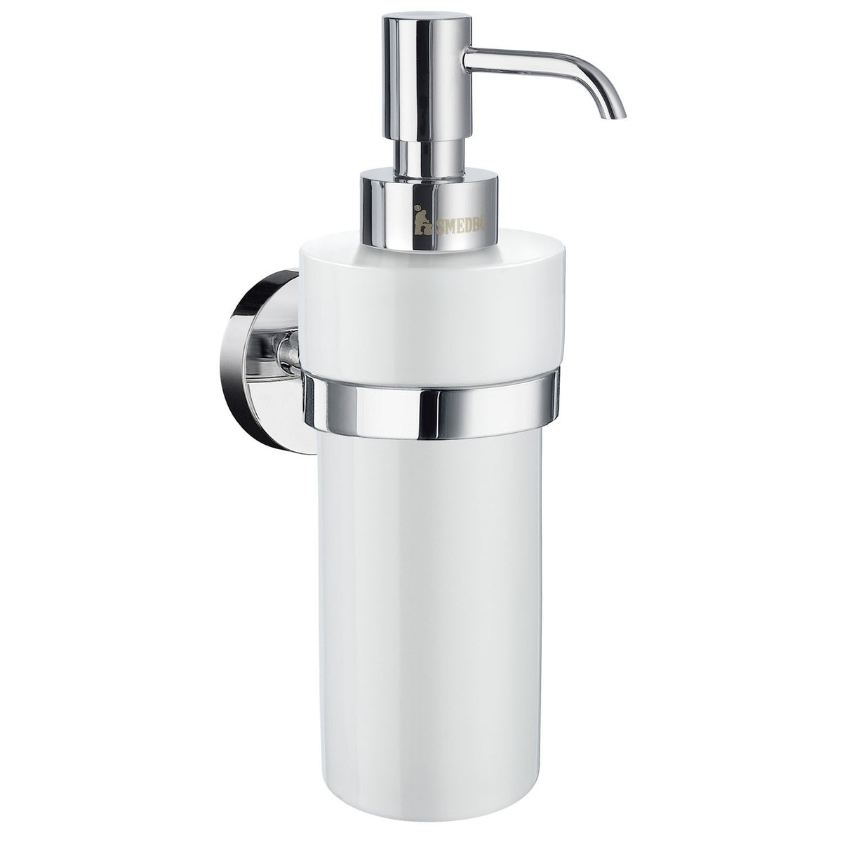 HOME Sæbedispenser 200 ml Mat Glas/Krom