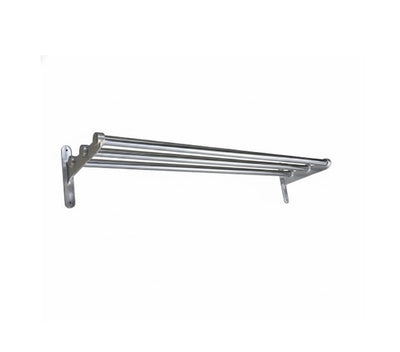 Retro Hat Shelf Aluminium/Chrome