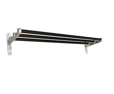 Retro Hatthylla Aluminium/Svart